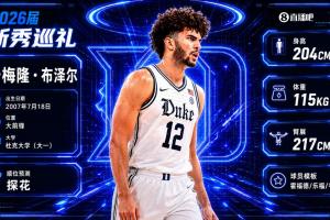 名门之后，灰熊以探花签选卡梅隆·布泽尔