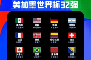 足联晋级概览：欧洲足联13队，南美足联5队，亚洲足联2队，非洲足联9队