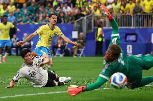 巴西2-1逆袭日本！马丁内利95分钟替补射门逆转 吉马良斯助攻！