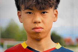 意足协抢人!热那亚新星蔡昀翼首入U15国足,来自浙江华侨