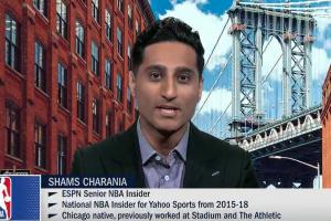 Shams:詹姆斯目前正处在信息搜集和调查阶段,预计几天后将与球队进行交流